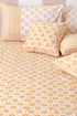 20s Cotton Cushion Cover in Block Print with Piping